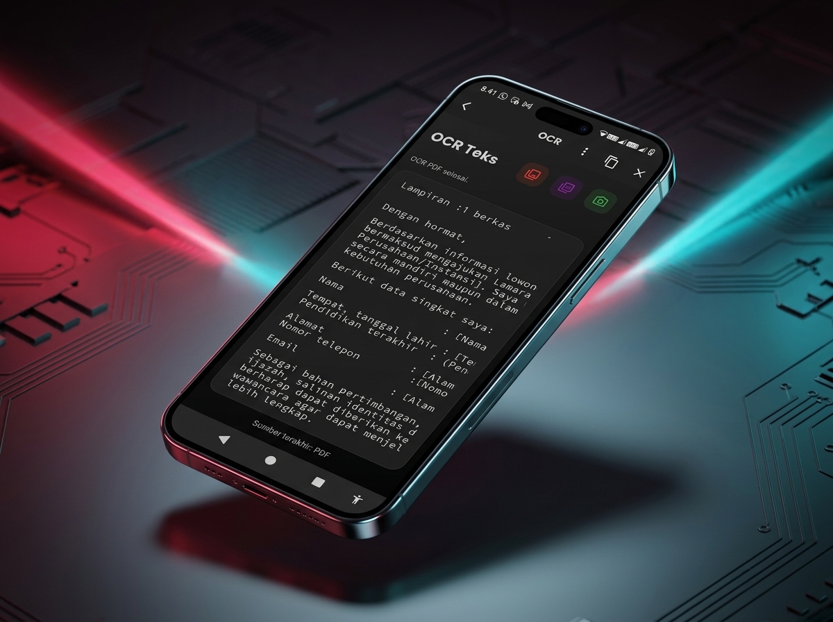 PixaPDF OCR Text Scanner Interface Screenshot